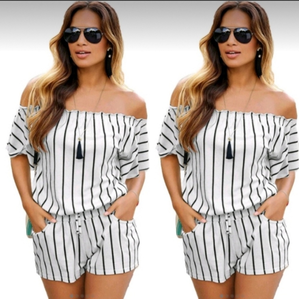 Striped Romper
